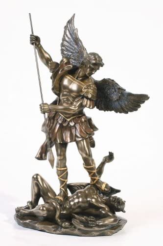 Archangel St Saint Michael Statue Sculpture Magnificent