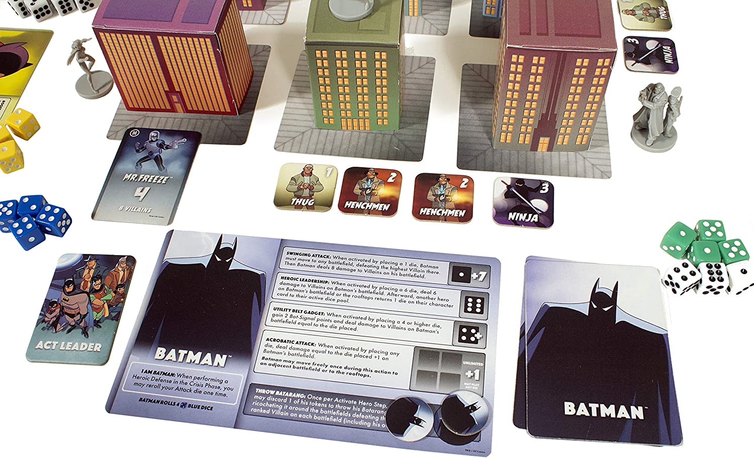 IDW Games 1537Idw Batman: The Animated Series-Gotham City Under Seige Game (JUN180756) , Black