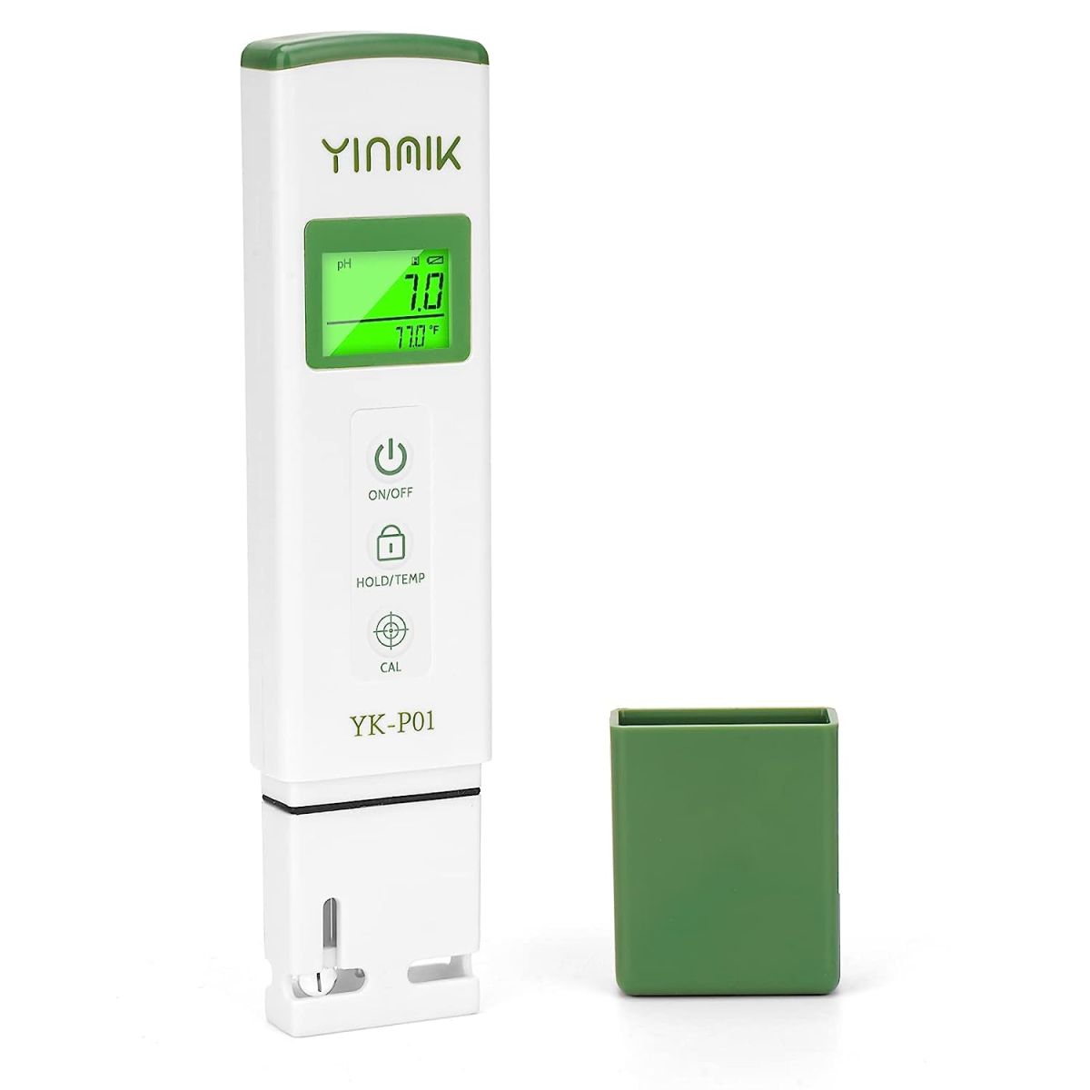 pH Tester Digital pH Meter for Water Hydroponics, Accurate pH Temp Meter with ATC for Pool, Spa, Hot Tub, Indoor Plants, Drinking Water, Wine Beer Home Brewing, Aquarium