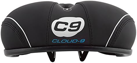 Sunlite Cloud-9 Bicycle Non-Suspension Comfort Saddle, Comfort Select, Tri-color