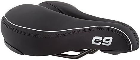 Sunlite Cloud-9 Bicycle Non-Suspension Comfort Saddle, Comfort Select, Tri-color