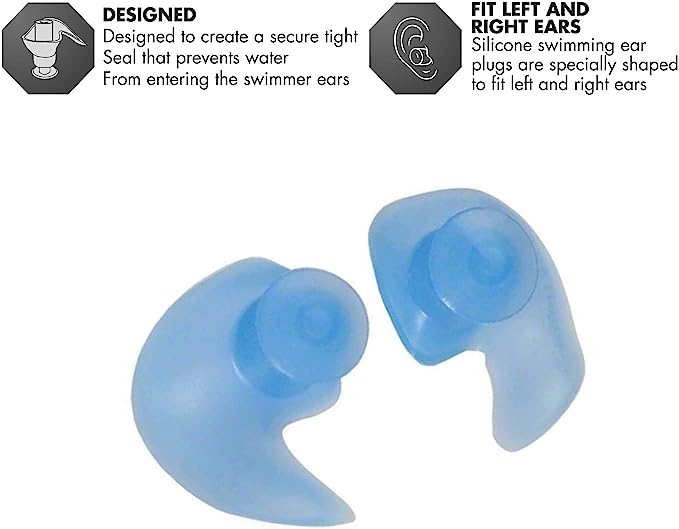 TYR Silicone Molded Swim Ear Plugs
