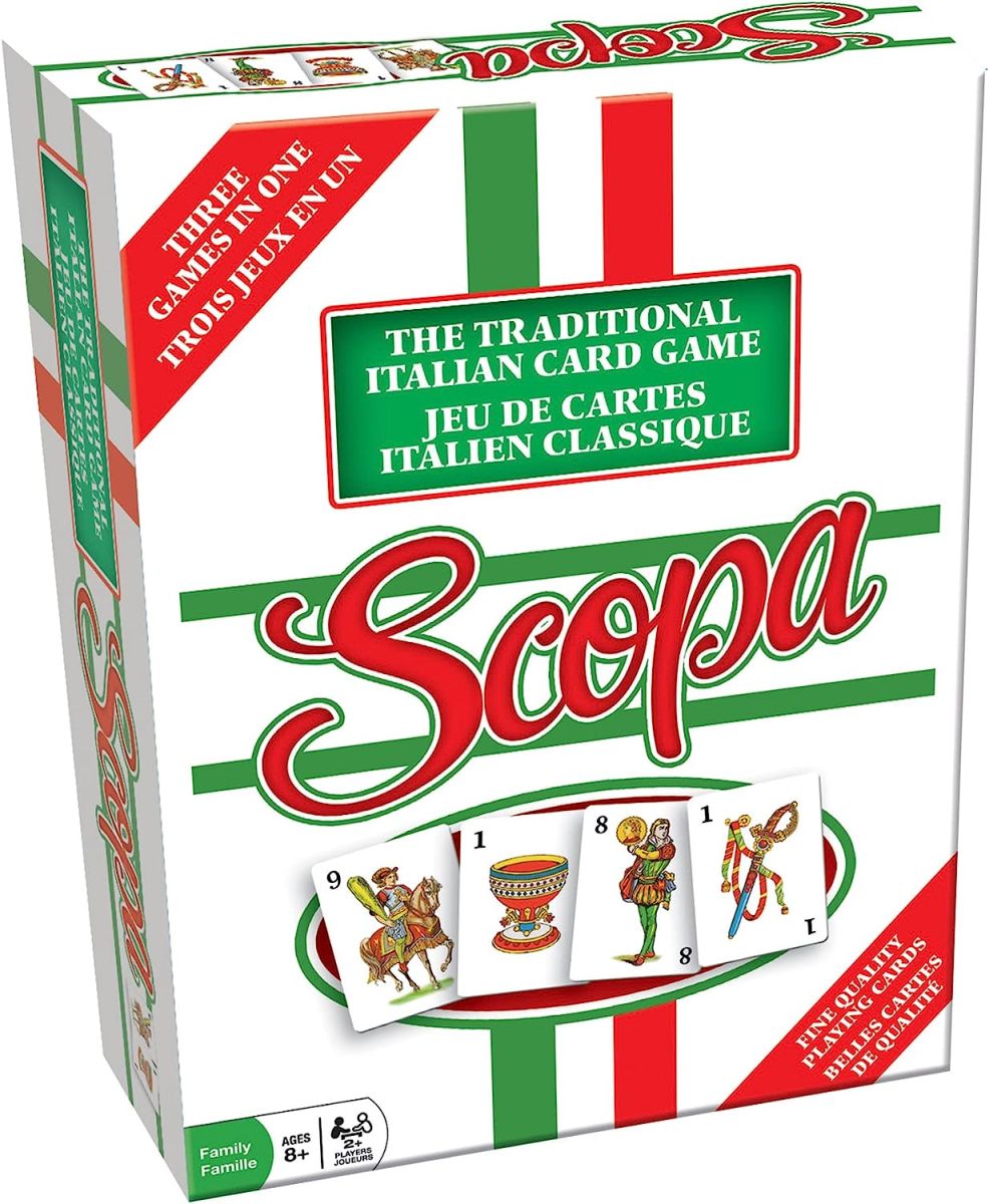 Imagination Ouset Media: Scopa (Bilingual)- 3 Games in 1, Develops Critical Thinking Skills
