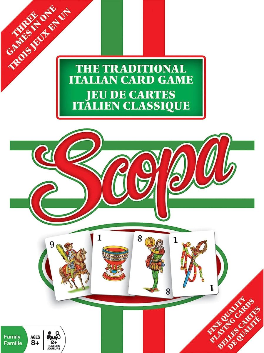Imagination Ouset Media: Scopa (Bilingual)- 3 Games in 1, Develops Critical Thinking Skills