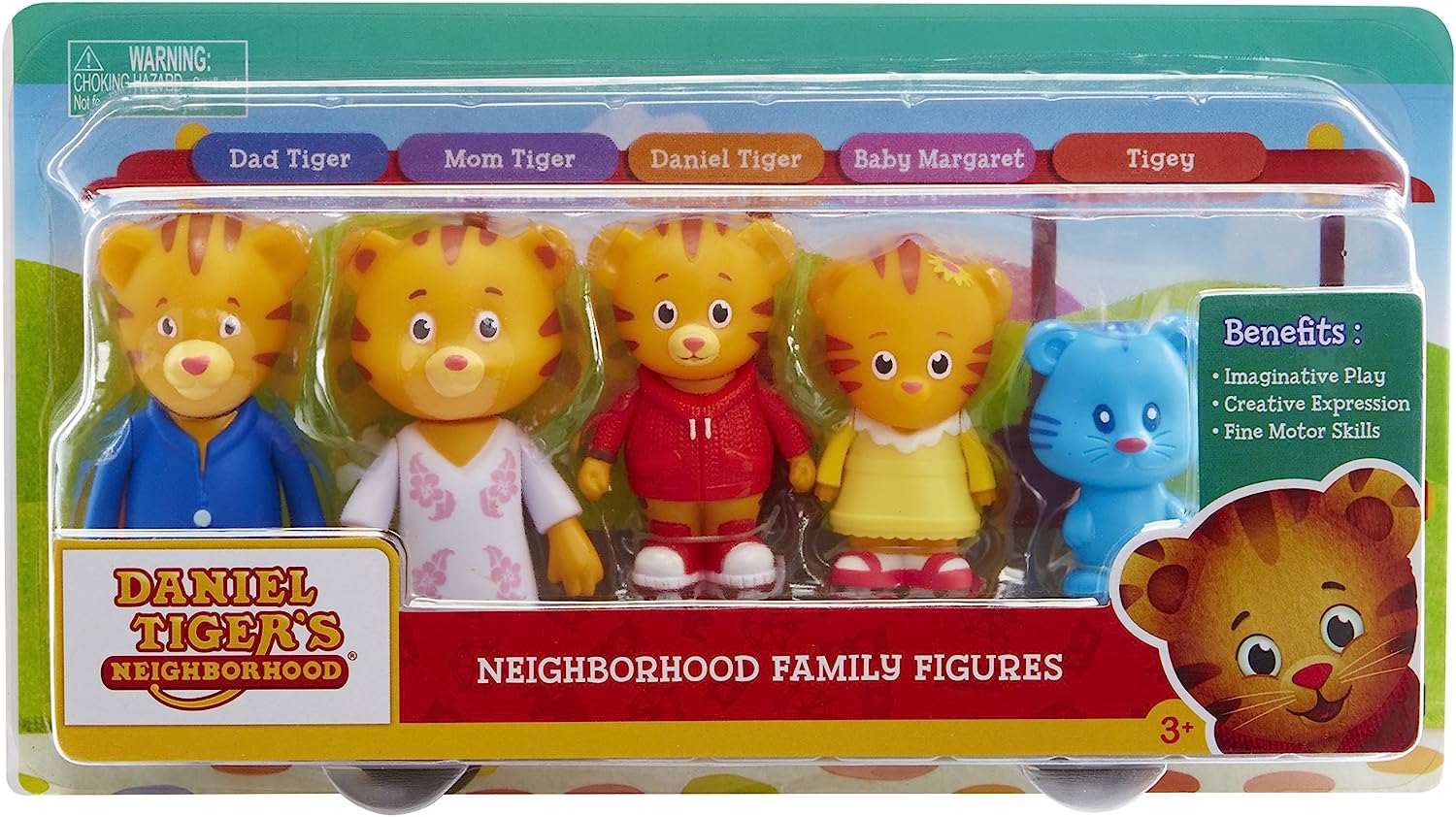 Daniel Tiger's Neighborhood Friends Family Figure (5 Pack)