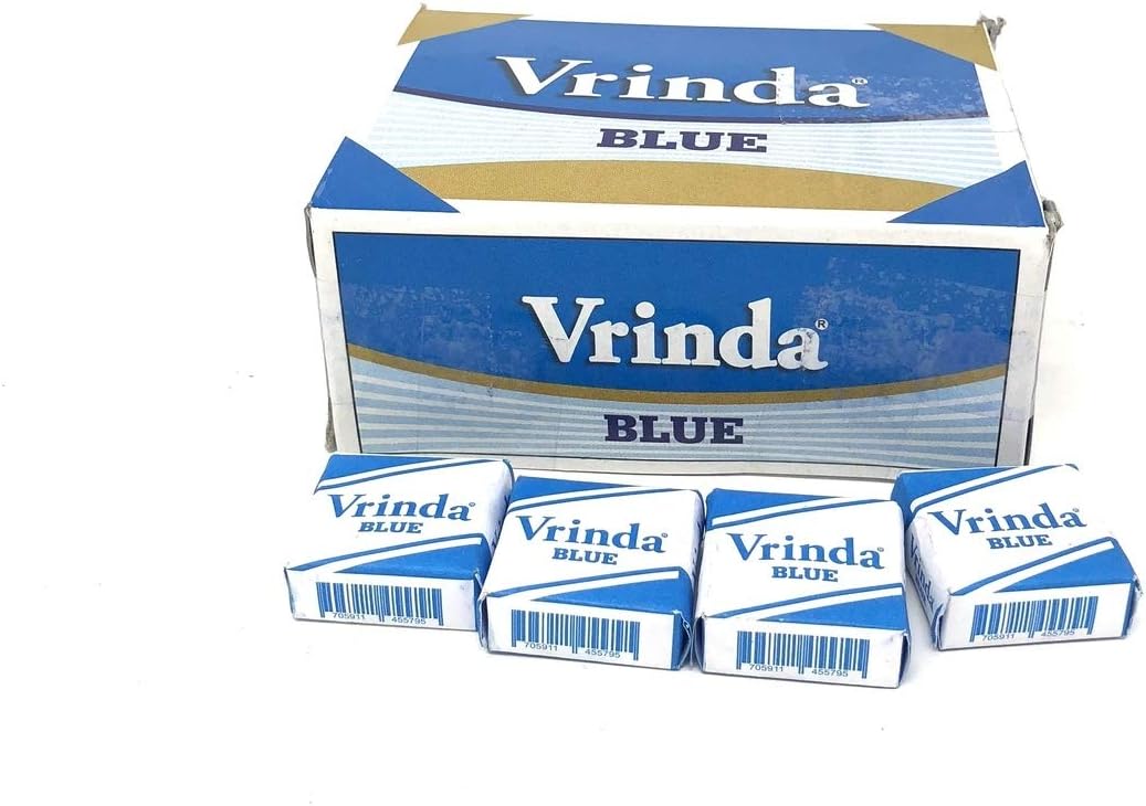 Vrinda Blue Squares Box of 48