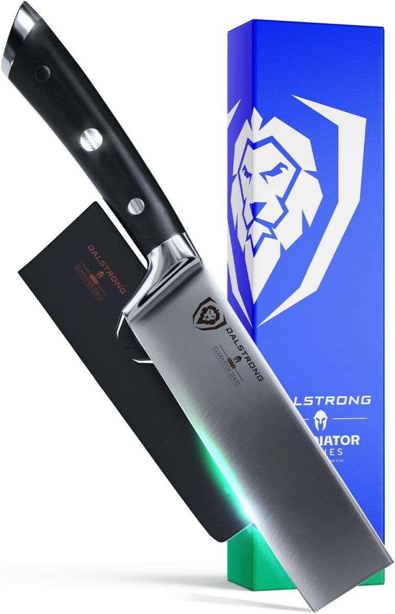 Dalstrong Gladiator Elite Series Forged High Carbon German Steel Produce Kitchen Knife, 6 Inches, Sheath Included
