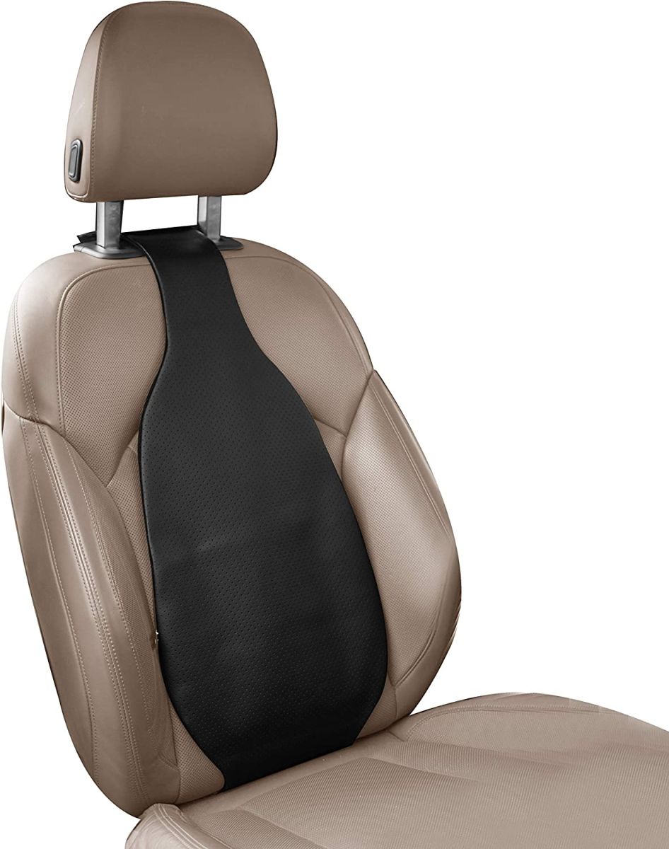 lebogner Lumbar Support Back Cushion for Car- Air Motion Backrest for Lower Back Pain - Orthopedic Customized Posture Support - Back Pain Relief Car Seat Lumbar Cushion