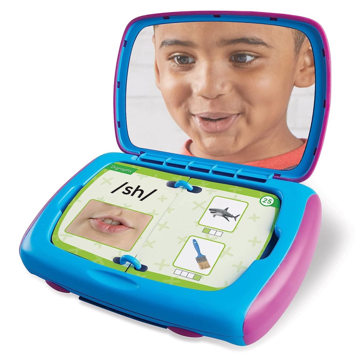 hand2mind Mirror My Sounds Phoneme Set, Phonemic Awareness, Phonics Games, Letter Sounds, Phonics Flash Cards, Speech Therapy Materials, Phonics for Kindergarten, Toys That Help with Speech