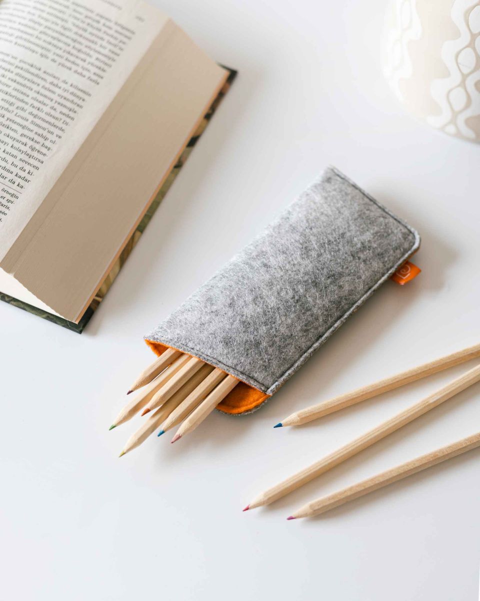 Felt Glasses Case and Pen Holder  Can be used as a pen holder or glasses case