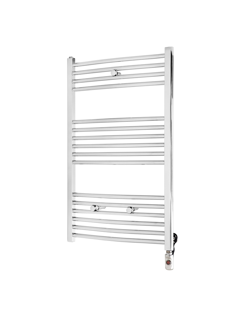 60/110CM 18 Pipes 400W ON/OFF Electric Chrome Towel Radiator