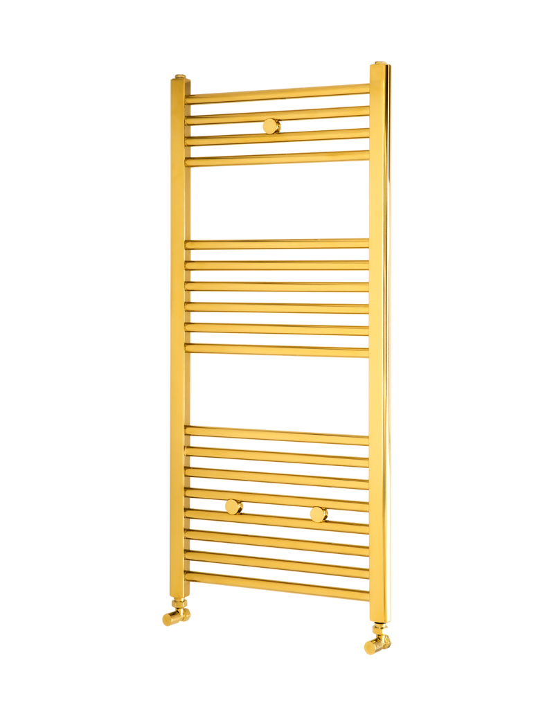 50/100CM 14 Pipes 400W ON/OFF Electric Gold Color Titanium Coating Towel Radiator