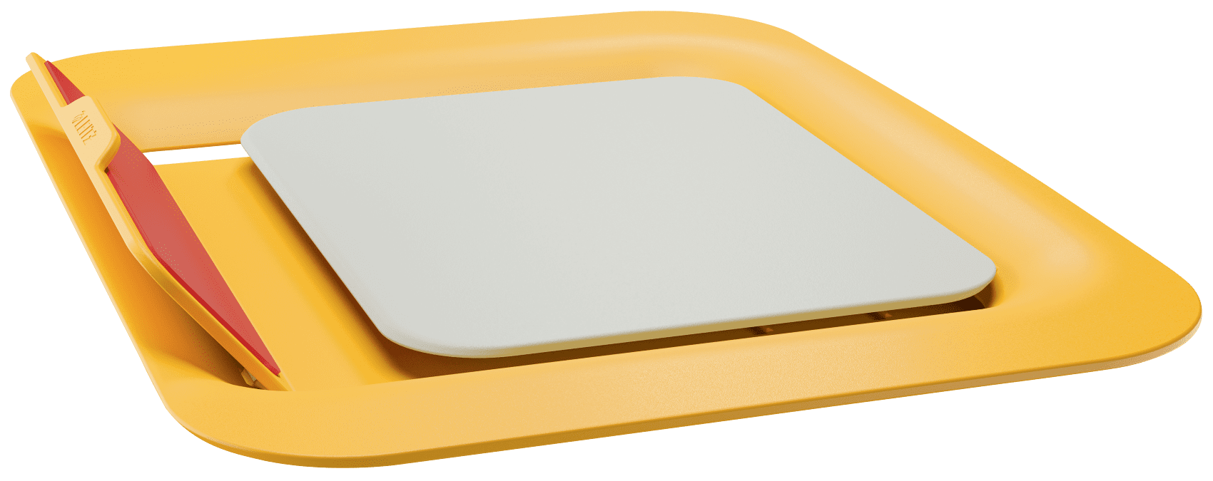 Ergo Cozy Adjustable Laptop Stand Yellow