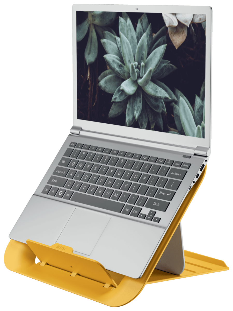 Ergo Cozy Adjustable Laptop Stand Yellow